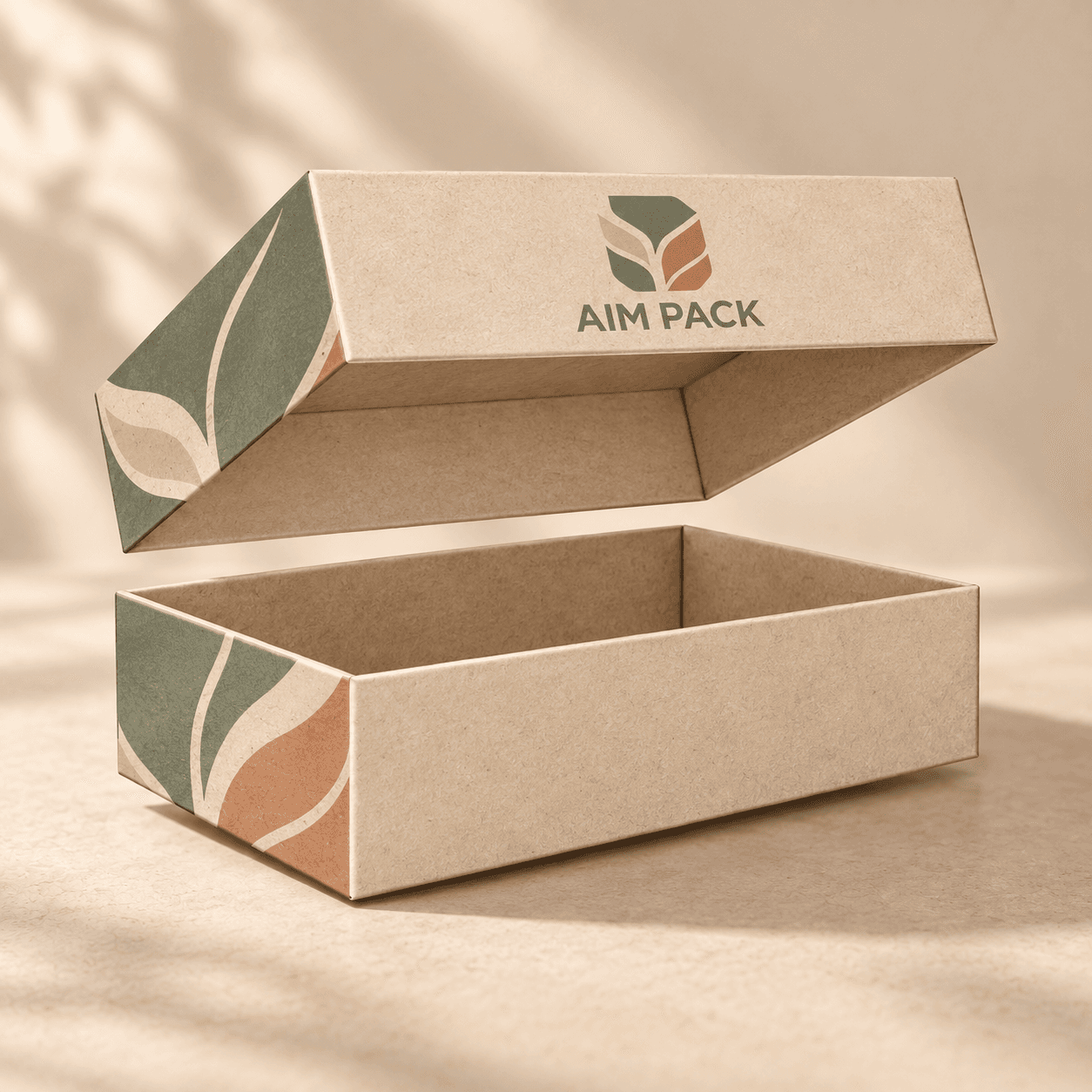 Lid and bottom box · Full height lid
