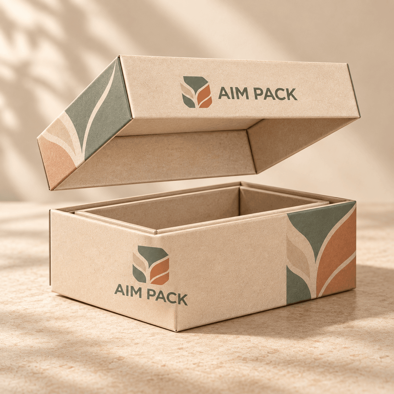 Lid and bottom box · Double wall and full height lid