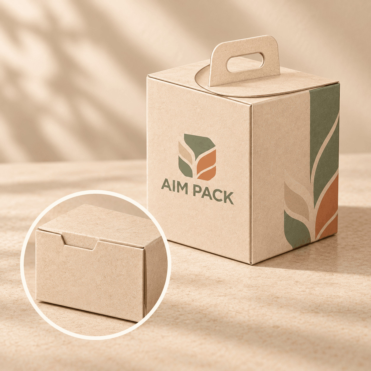 Handle box · Tuck end