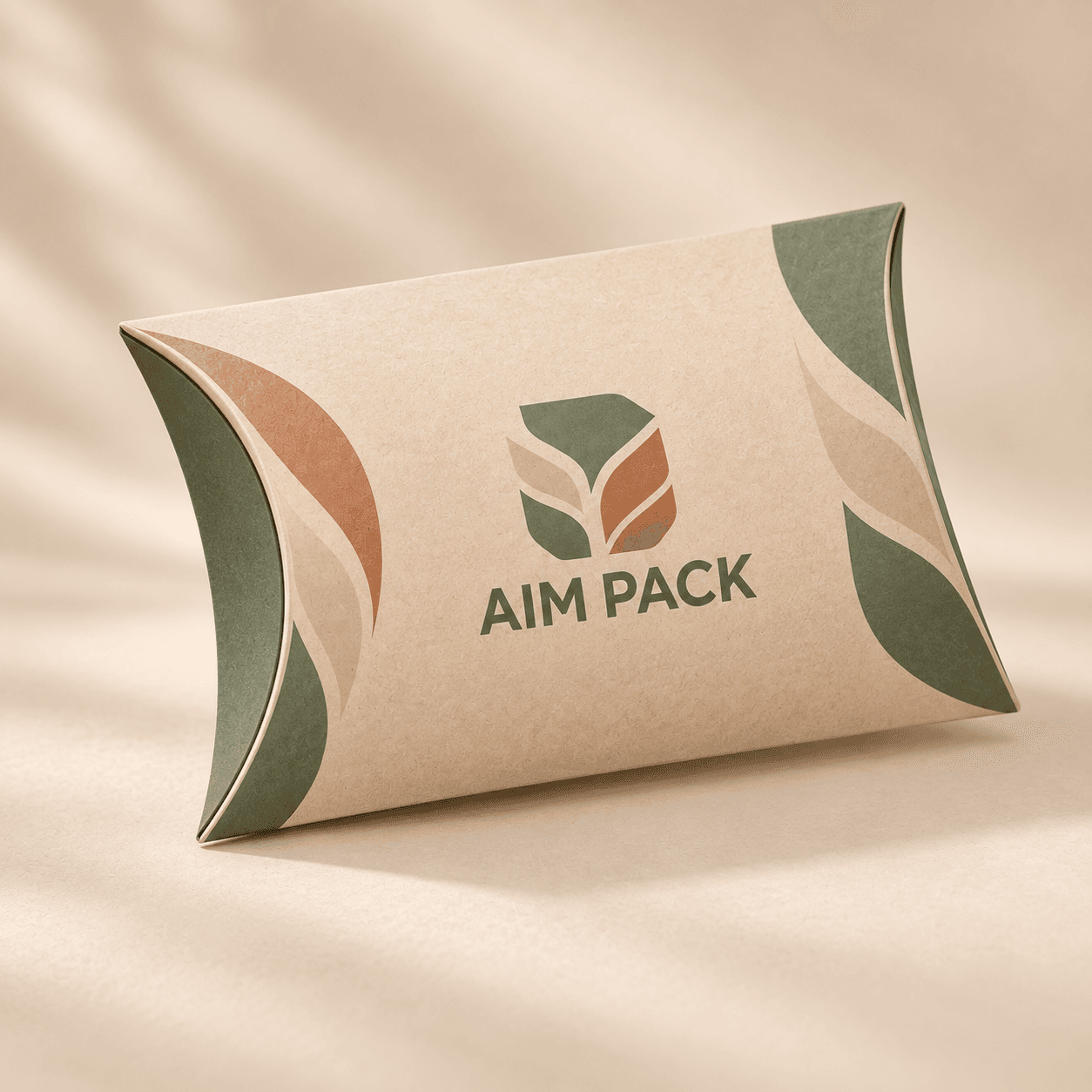 Pillow box · With opening buttonhole